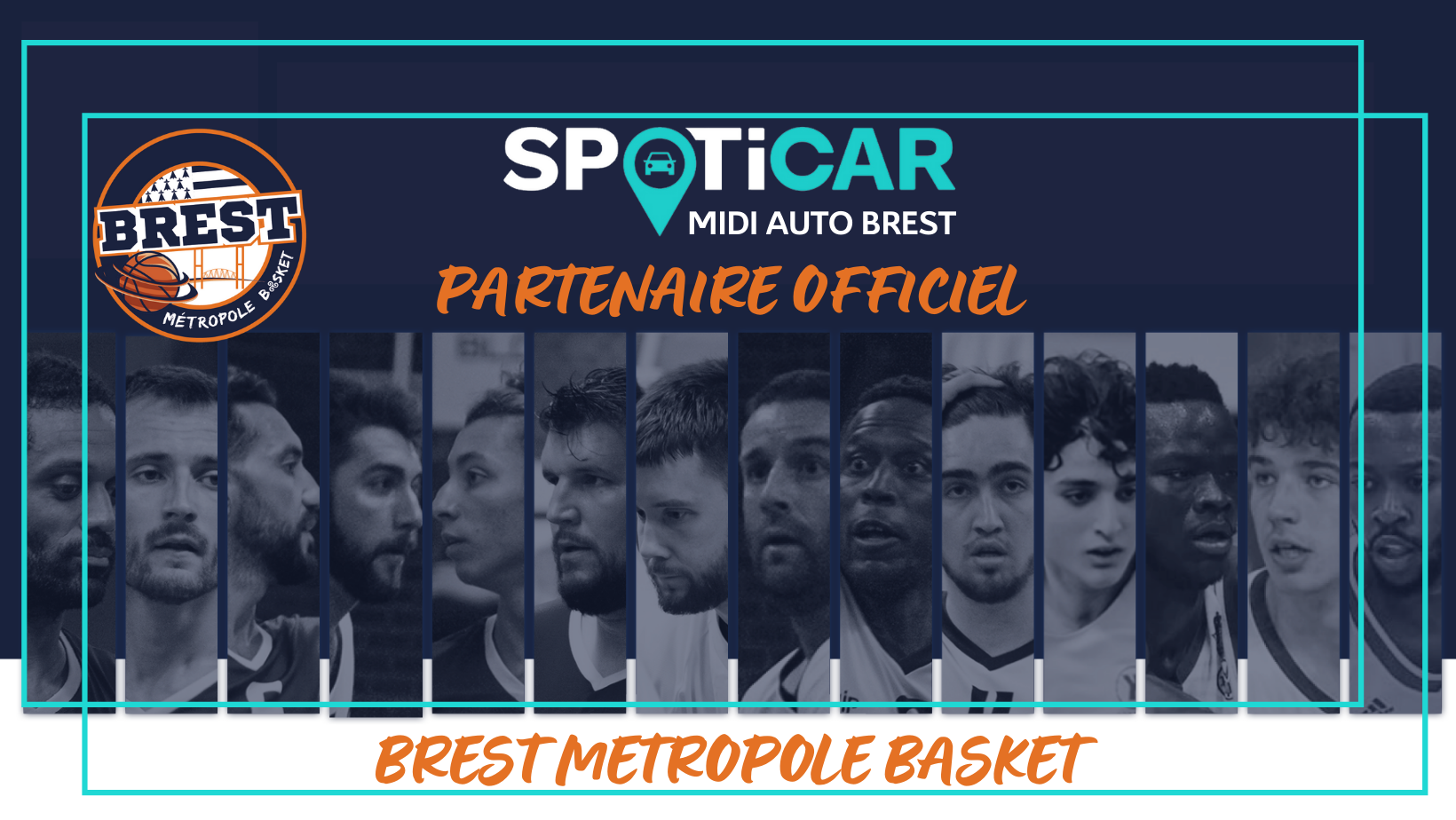 SPOTICAR MIDI AUTO BREST, partenaire officiel du Brest Métropole Basket